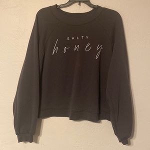 Salty Honey Crop Sweatshirt